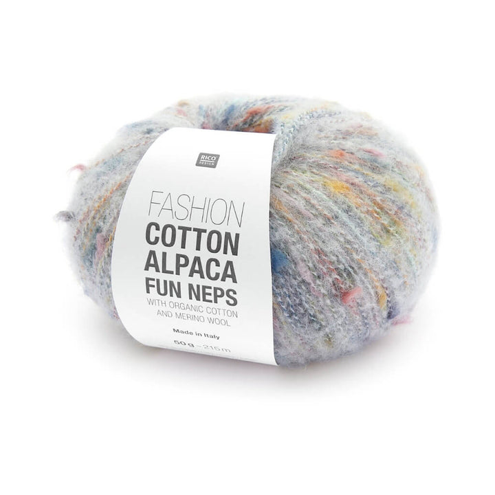 Rico Design 001 - Natur Rico Design Fashion Cotton Alpaca Fun Neps Lieblingsgarn