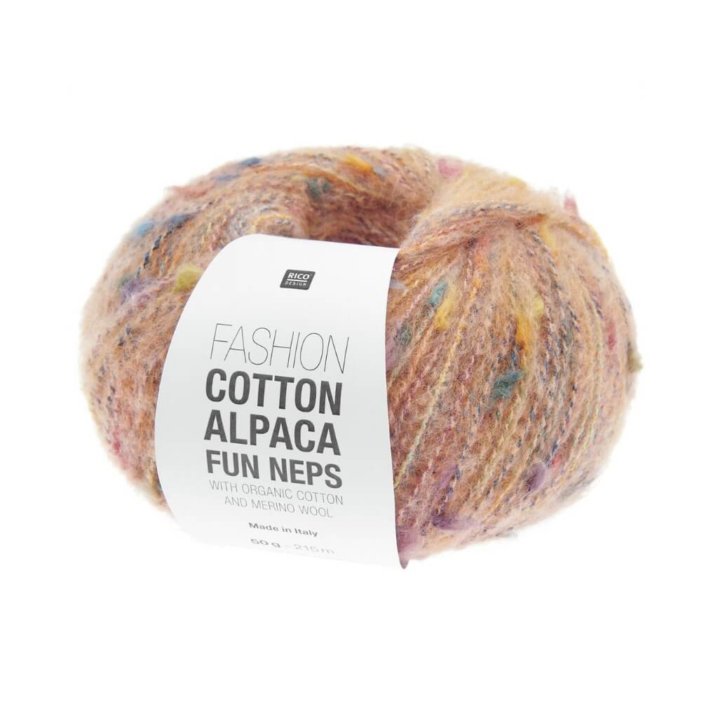 Rico Design 002 - Apricot Rico Design Fashion Cotton Alpaca Fun Neps Lieblingsgarn