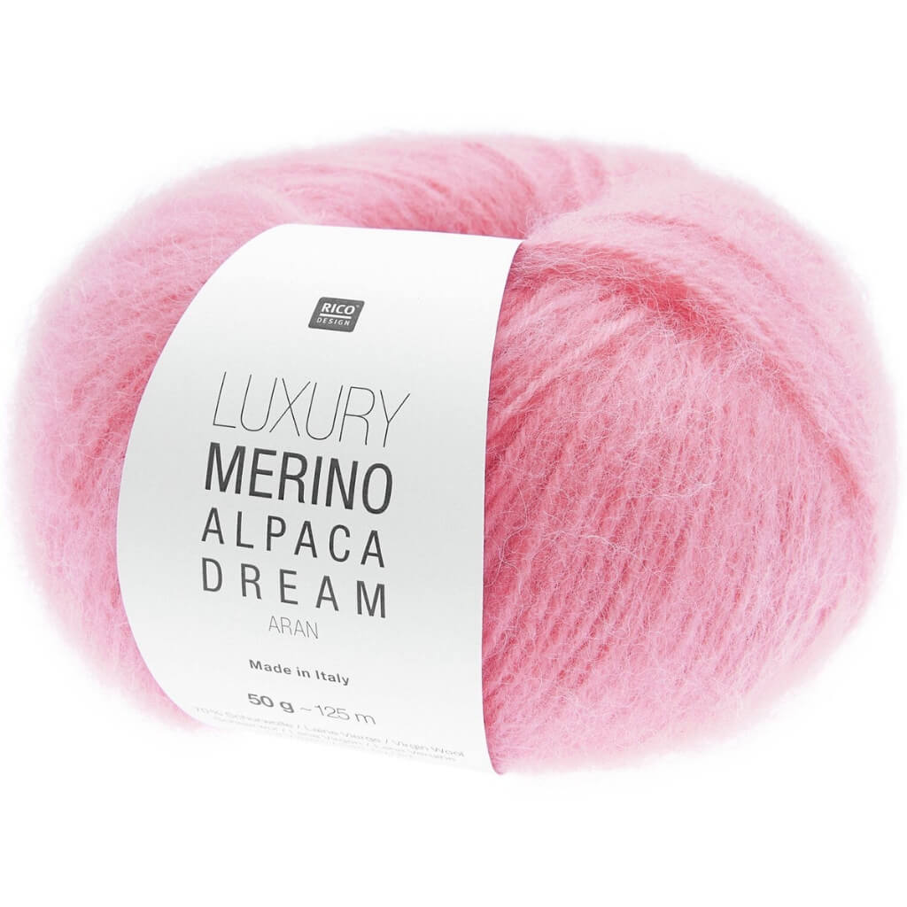 Rico Design 003 - Pink Rico Design Luxury Merino Alpaca Dream aran Lieblingsgarn