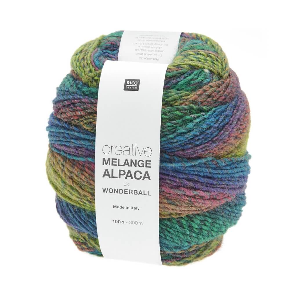 Rico Design 008 - Aqua Rico Design Creative Melange Alpaca Wonderball Lieblingsgarn