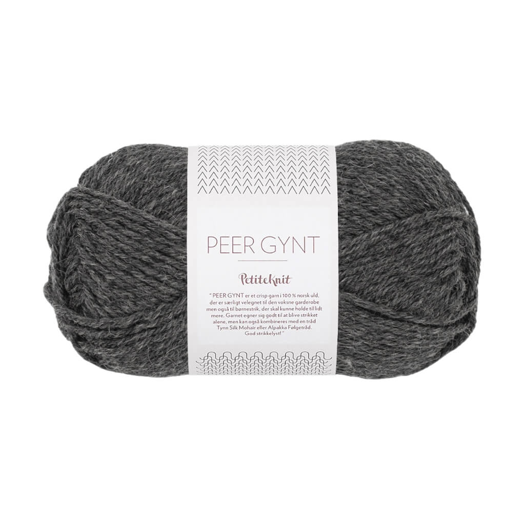 Sandnes Garn Peer Gynt PetiteKnit 1065 Charcoal Melange Lieblingsgarn