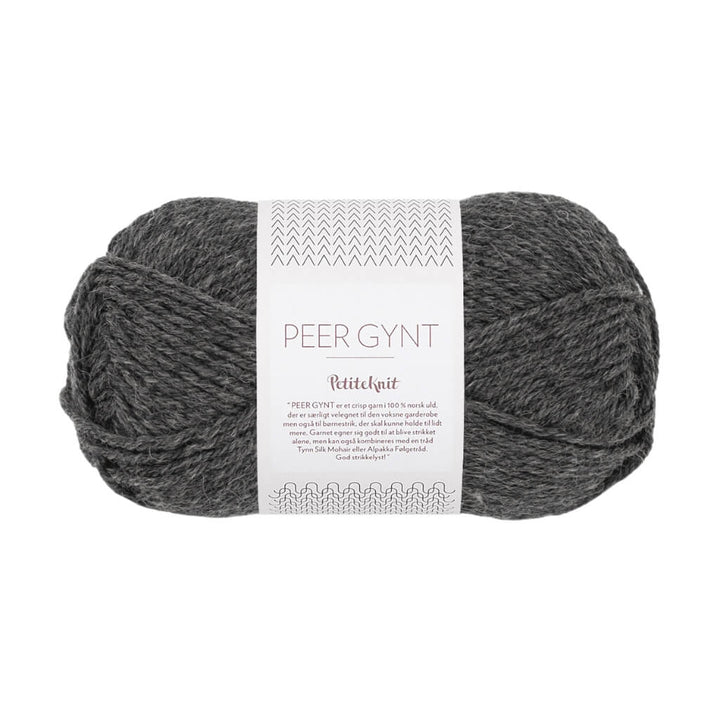 Sandnes Garn Peer Gynt PetiteKnit 1065 Charcoal Melange Lieblingsgarn