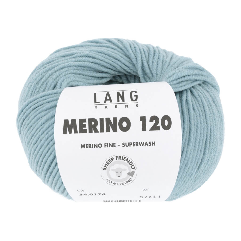 Lang Yarns 34.0174 - Mint Dunkel Lang Yarns Merino 120 - 50g Lieblingsgarn