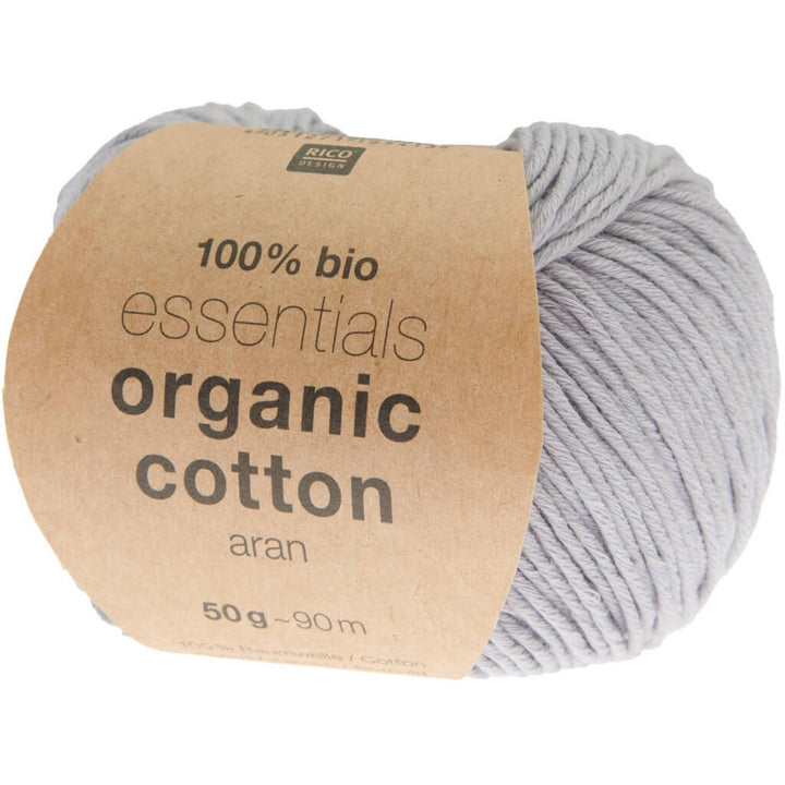Rico Design 35 - lavendel Rico Design Essentials Organic Cotton Aran 50g Lieblingsgarn