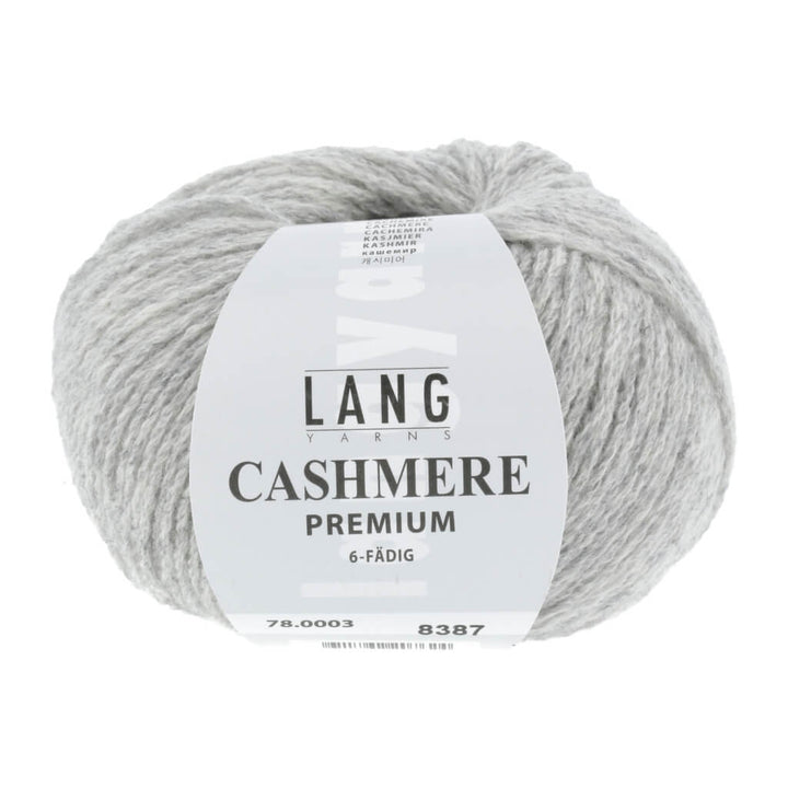 Lang Yarns 78.0003 - Silbergrau Mélange Lang Yarns Cashmere Premium - 25g Lieblingsgarn