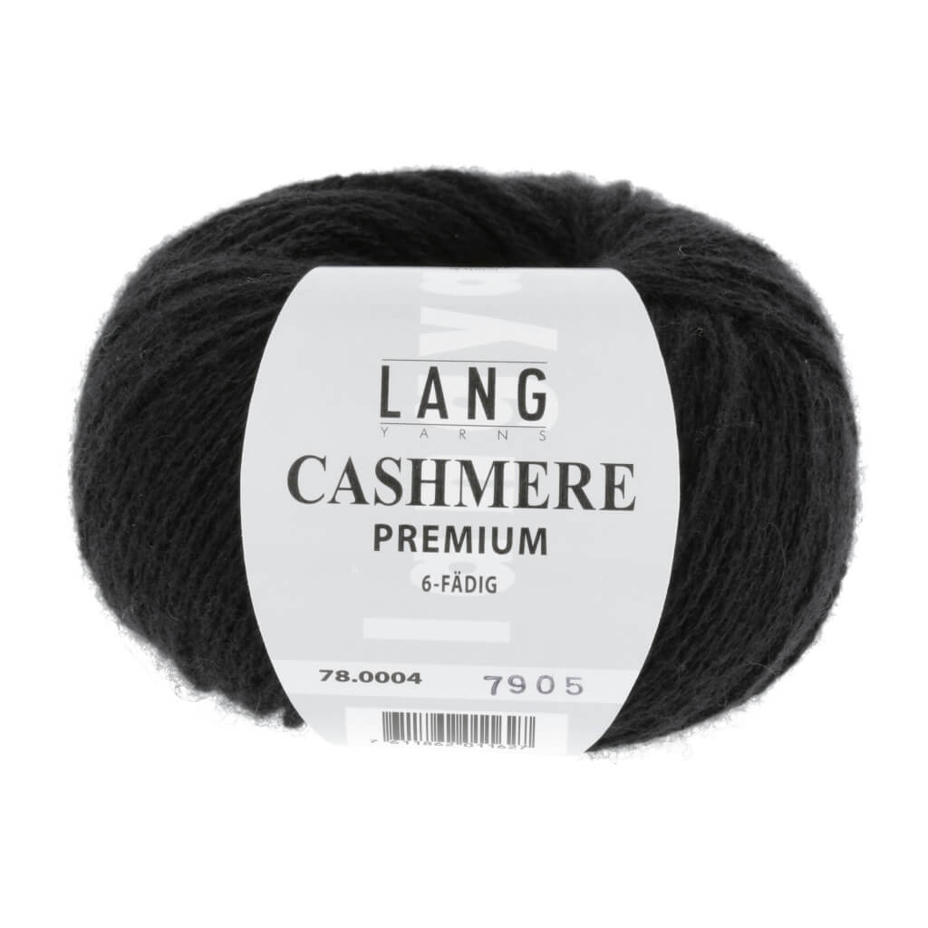 Lang Yarns 78.0004 - Schwarz Lang Yarns Cashmere Premium - 25g Lieblingsgarn