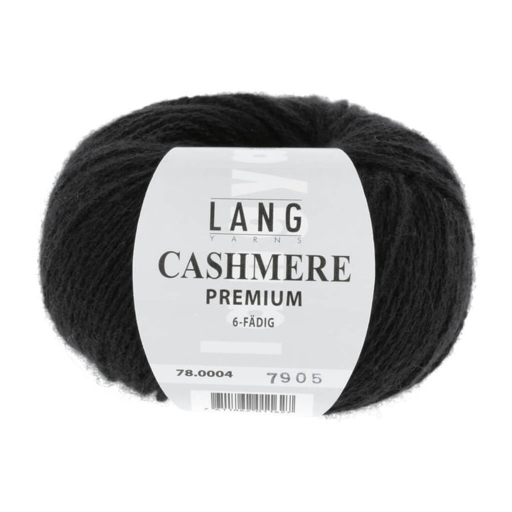 Lang Yarns 78.0004 - Schwarz Lang Yarns Cashmere Premium - 25g Lieblingsgarn
