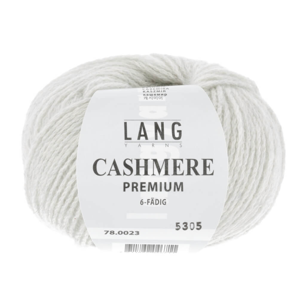 Lang Yarns 78.0023 - Lichtgrau Mélange Lang Yarns Cashmere Premium - 25g Lieblingsgarn