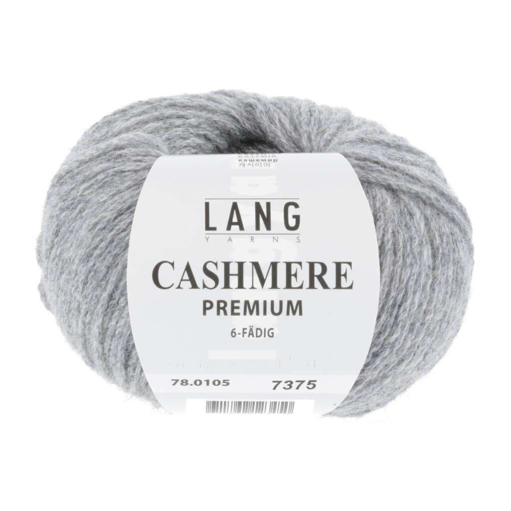 Lang Yarns 78.0105 - Aschgrau Mélange Lang Yarns Cashmere Premium - 25g Lieblingsgarn