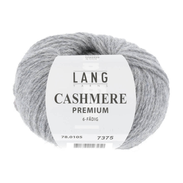 Lang Yarns 78.0105 - Aschgrau Mélange Lang Yarns Cashmere Premium - 25g Lieblingsgarn