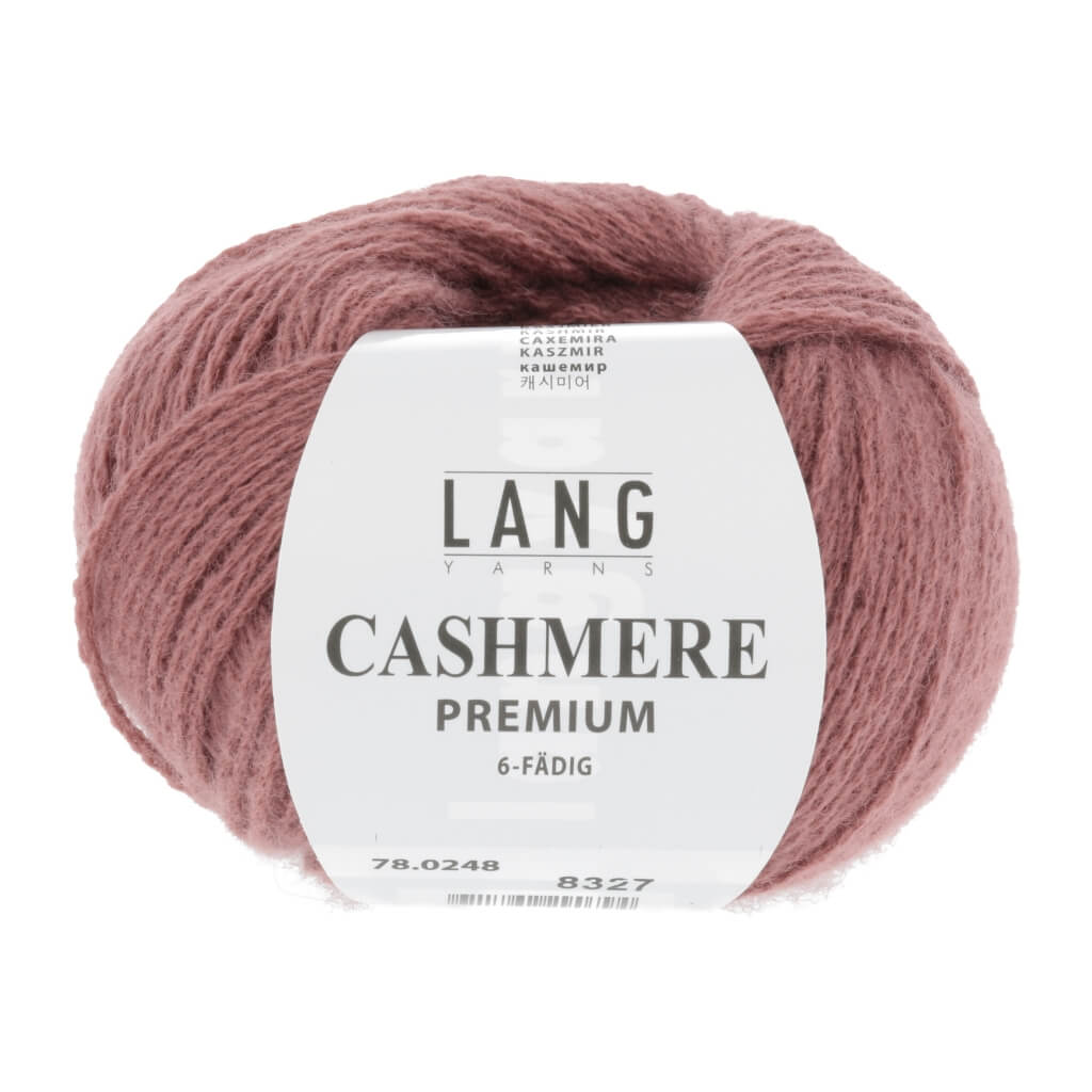 Lang Yarns 78.0248 - Rosenholz Lang Yarns Cashmere Premium - 25g Lieblingsgarn