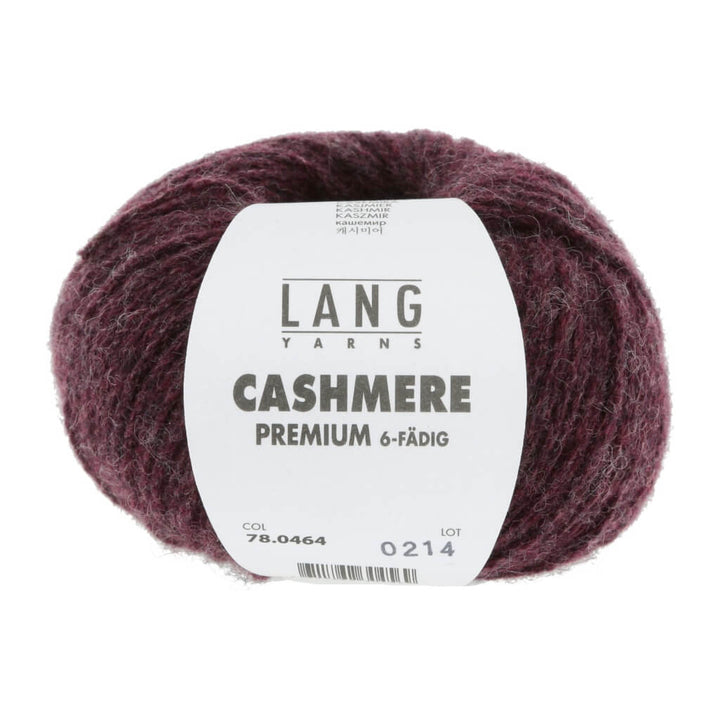 Lang Yarns 78.0464 - Bordeaux Chante Claire Lang Yarns Cashmere Premium - 25g Lieblingsgarn