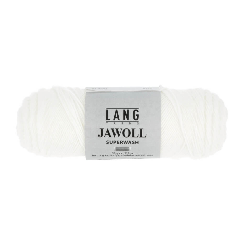 Lang Yarns 83.0001 - Weiss Lang Yarns Jawoll - 50g Lieblingsgarn
