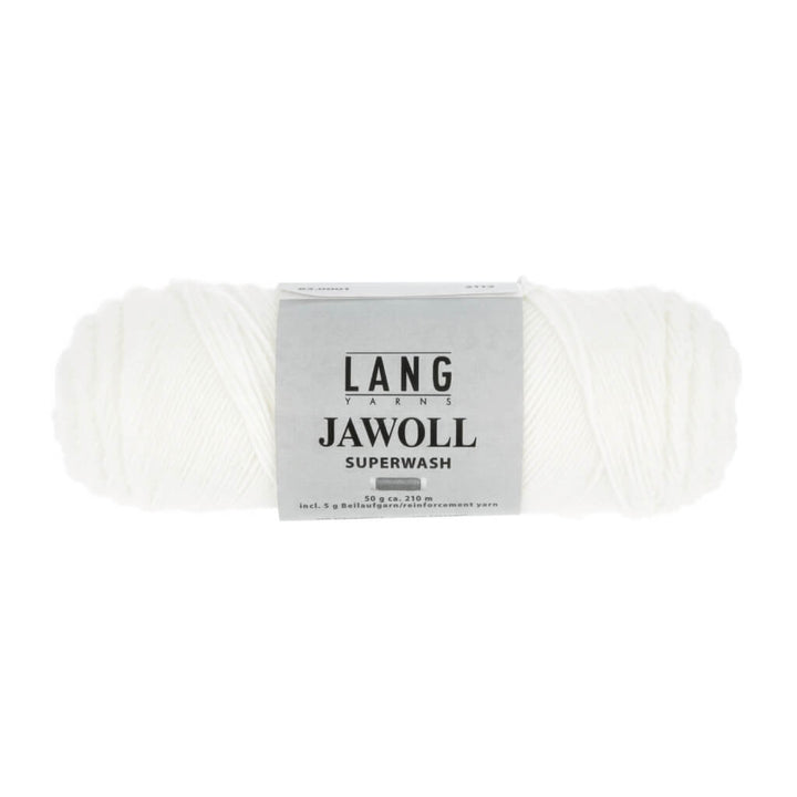 Lang Yarns 83.0001 - Weiss Lang Yarns Jawoll - 50g Lieblingsgarn