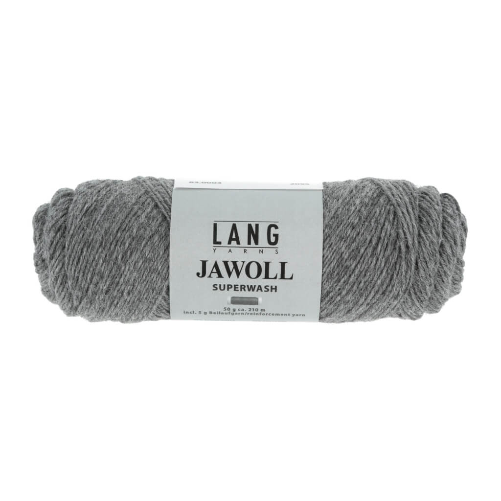 Lang Yarns 83.0003 - Dunkelgrau Mélange Lang Yarns Jawoll - 50g Lieblingsgarn