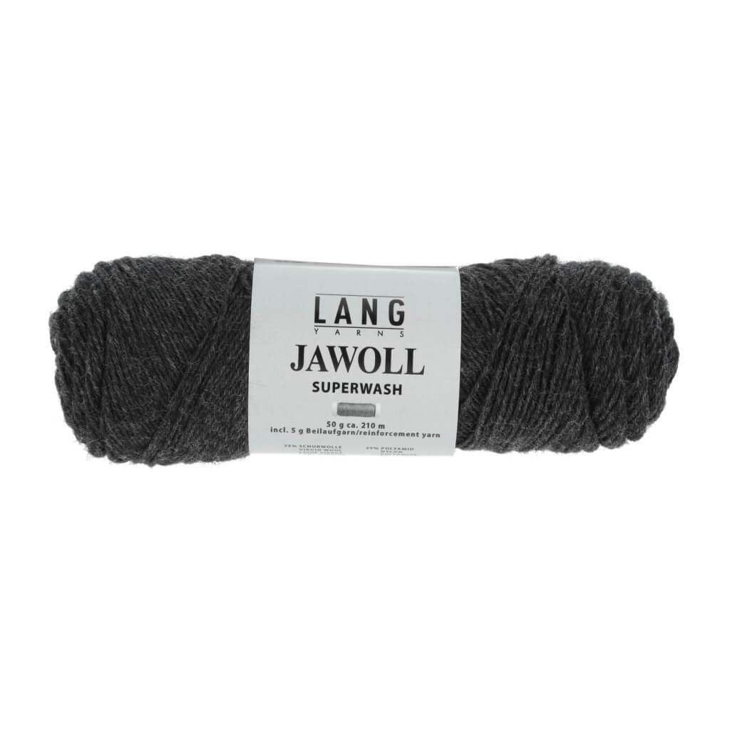 Lang Yarns 83.0070 - Anthrazit Mélange Lang Yarns Jawoll - 50g Lieblingsgarn