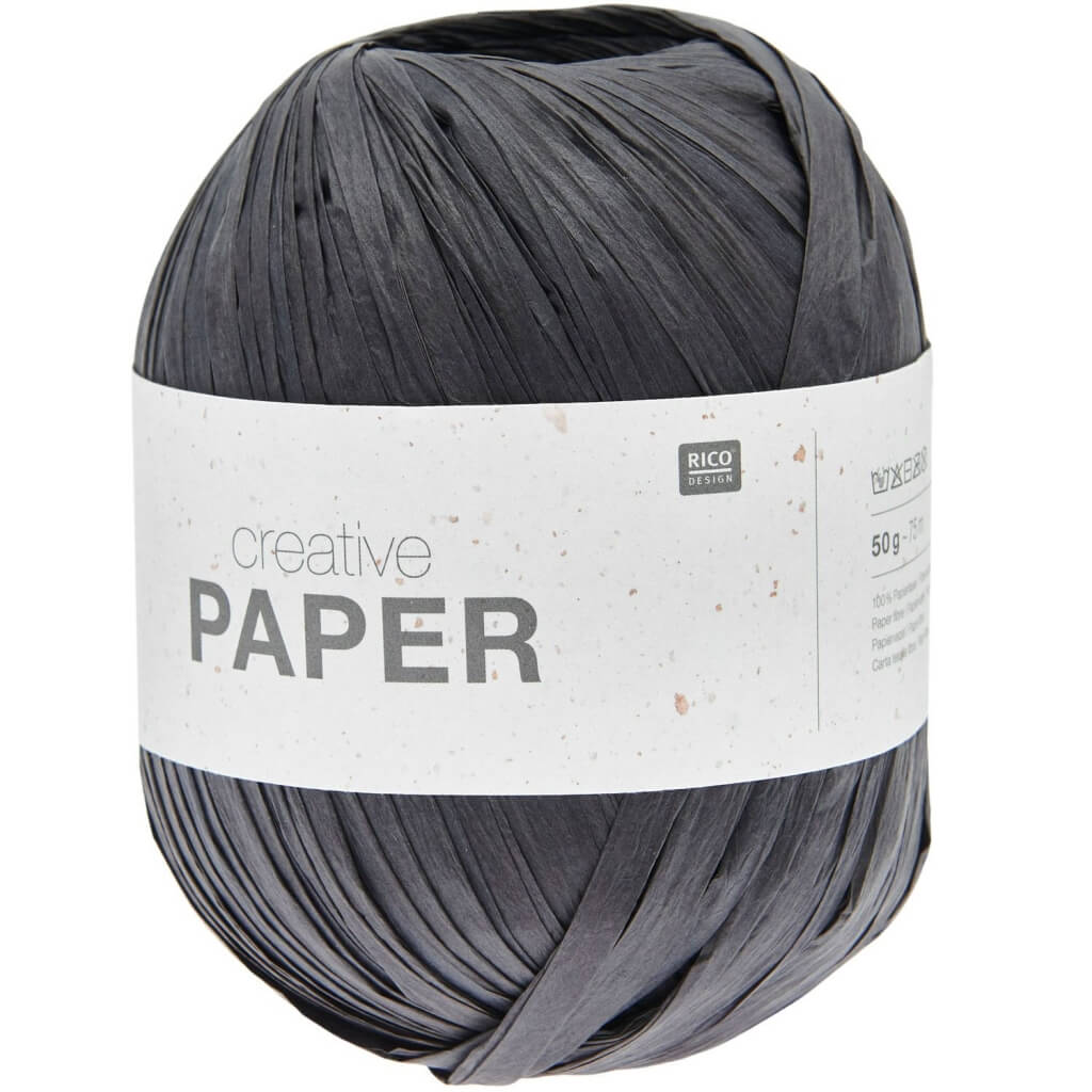 Rico Design 010 - Schwarz Rico Design Creative Paper Lieblingsgarn