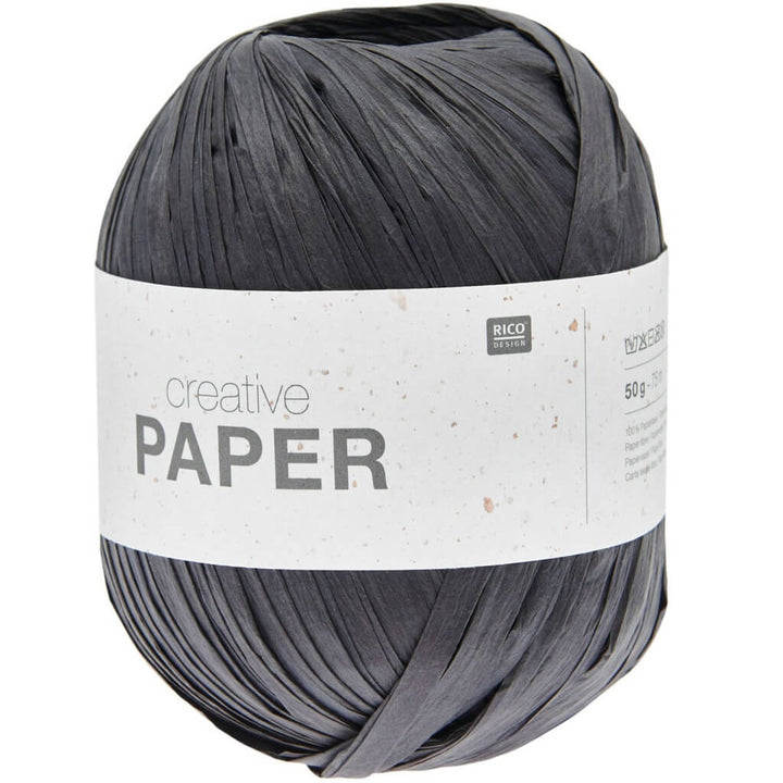 Rico Design 010 - Schwarz Rico Design Creative Paper Lieblingsgarn