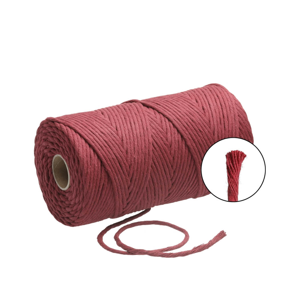 Filani Lieblingsgarn - Makramee Garn 3 mm x 130 m Red Wine Lieblingsgarn