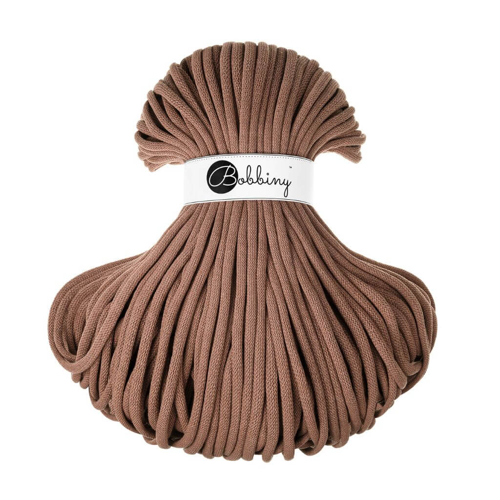Bobbiny Mocha Mousse Bobbiny 9mm Jumbo Kordel Lieblingsgarn