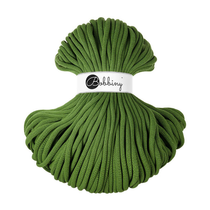 Bobbiny Moss Green Bobbiny 9mm Jumbo Kordel Lieblingsgarn
