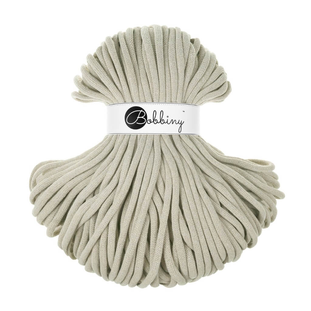 Bobbiny Pale Olive Bobbiny 9mm Jumbo Kordel Lieblingsgarn