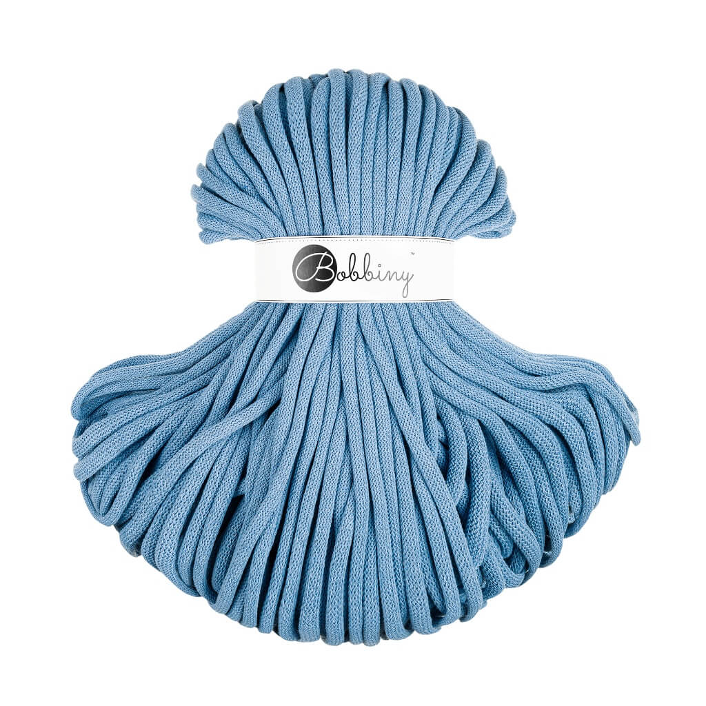 Bobbiny Perfect Blue Bobbiny 9mm Jumbo Kordel Lieblingsgarn