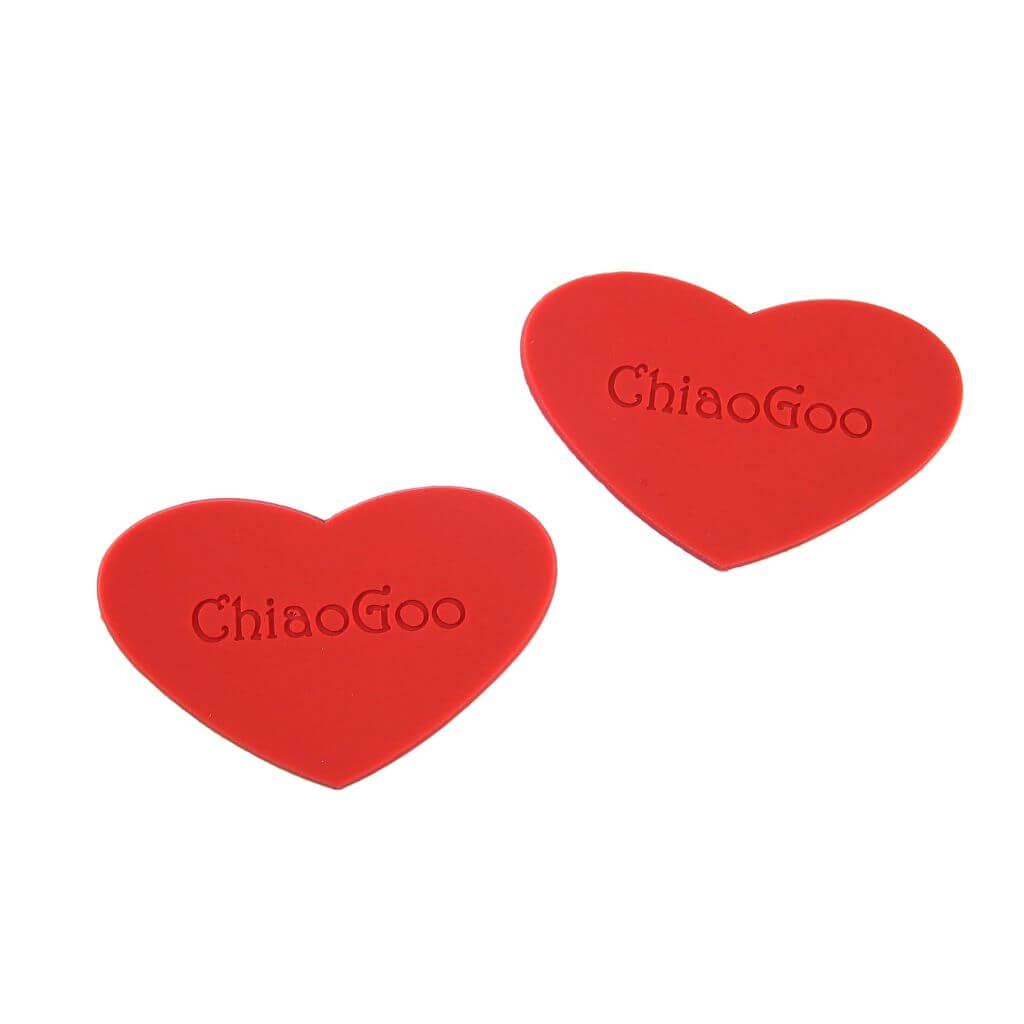 ChiaoGoo ChiaoGoo Herz-Gripper 5x3,2 cm 2 St Lieblingsgarn