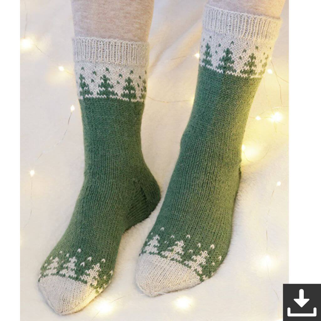 Drops Forest Spell Socken Strickanleitung - Drops (PDF) Lieblingsgarn