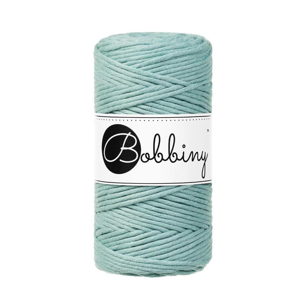 Bobbiny Makramee Duck Egg Blue Bobbiny Makramee Garn 3mm Lieblingsgarn