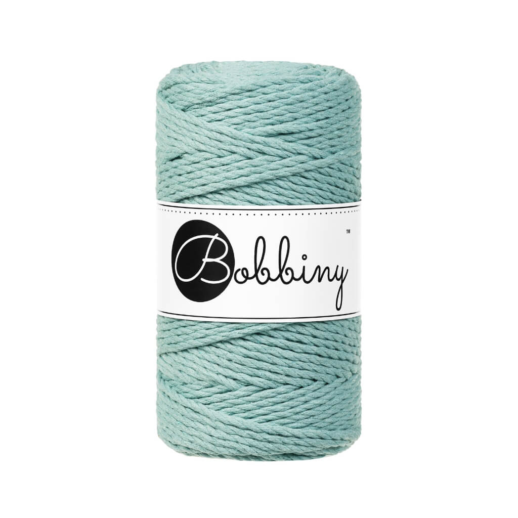 Bobbiny Duck Egg Blue Bobbiny Makramee Garn 3mm gedreht Lieblingsgarn