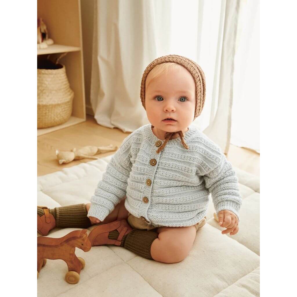 Baby Cardigan Fillip Strickanleitung Sandnes Garn