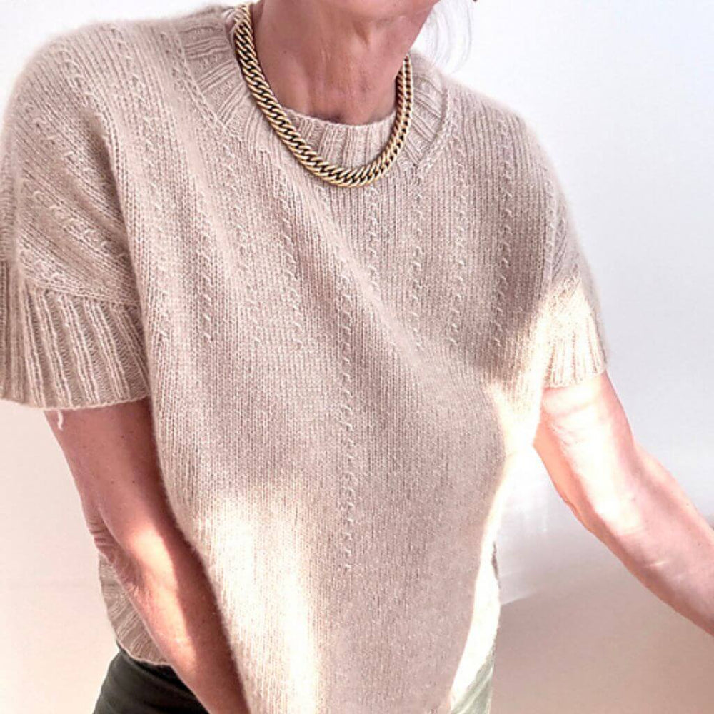 Hinterm Stein Hay Crop Slipover Strickanleitung - Hinterm Stein (PDF) Lieblingsgarn