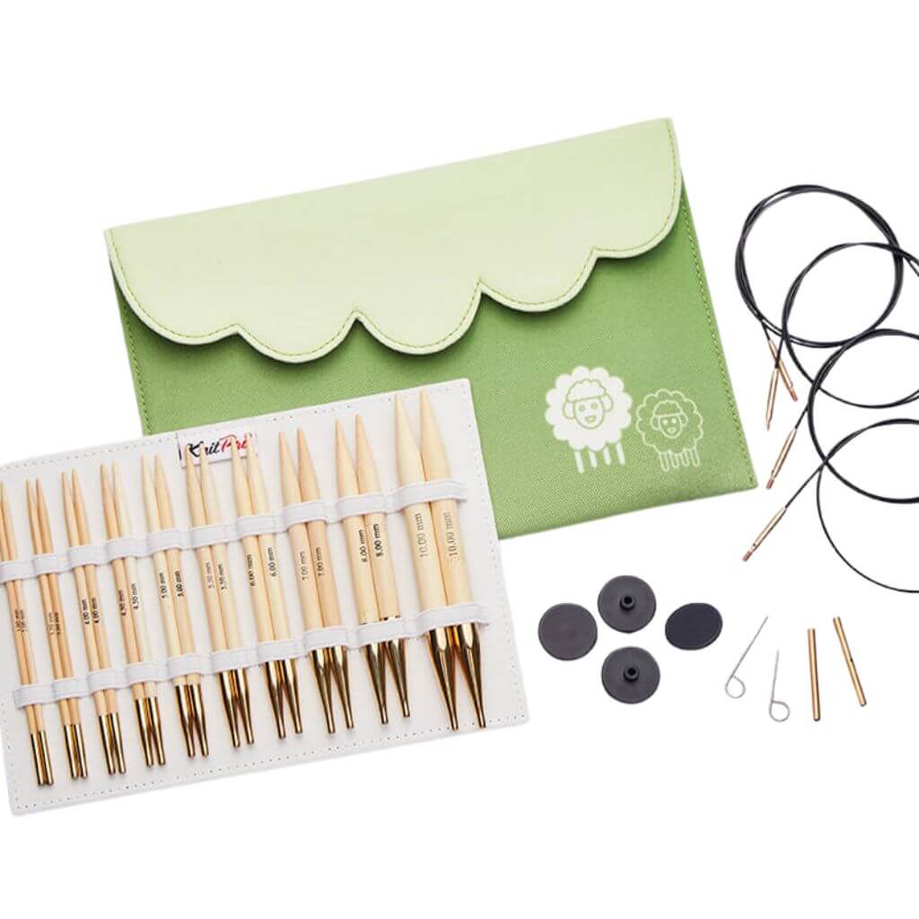 KnitPro KnitPro Bamboo Deluxe Nadelspitzen Set Lieblingsgarn