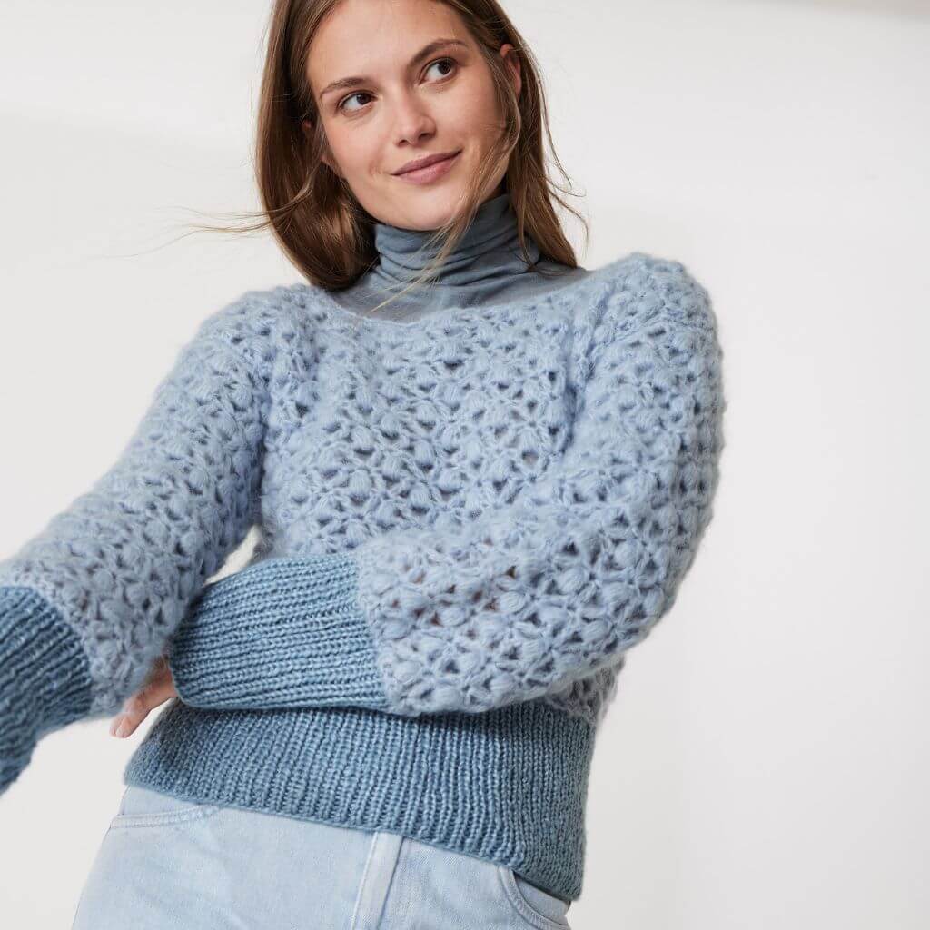 Strickset Pullover Mit Lochmuster Kaufen Pullover Im Lochmuster