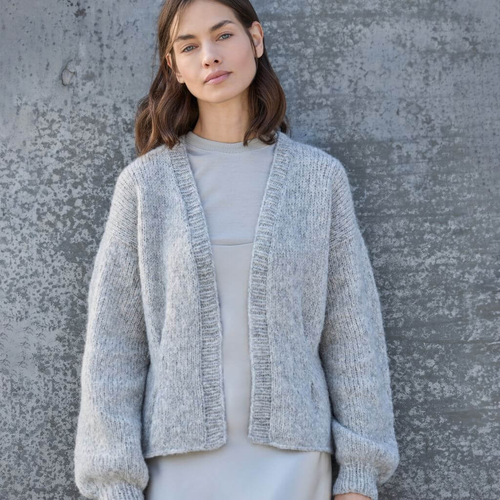 Oversize Strickjacke Strickjacke Grün Lang Long Cardigan Damen