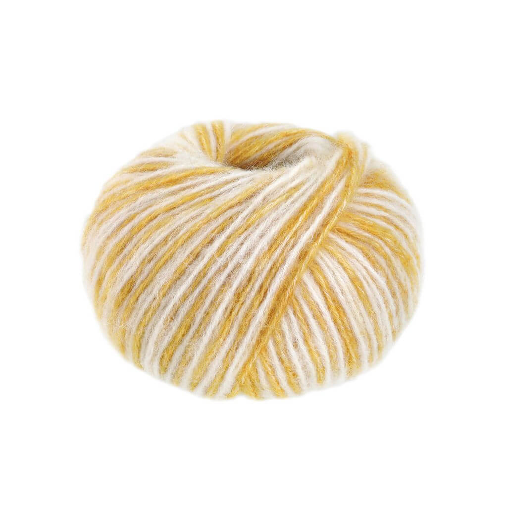 Lana Grossa Natural Alpaca Pelo 206 - Rohweiß/Curry Lieblingsgarn