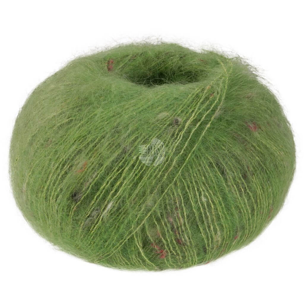 Lana Grossa 633 - Apfelgrün Lana Grossa Natural Superkid Tweed Lieblingsgarn