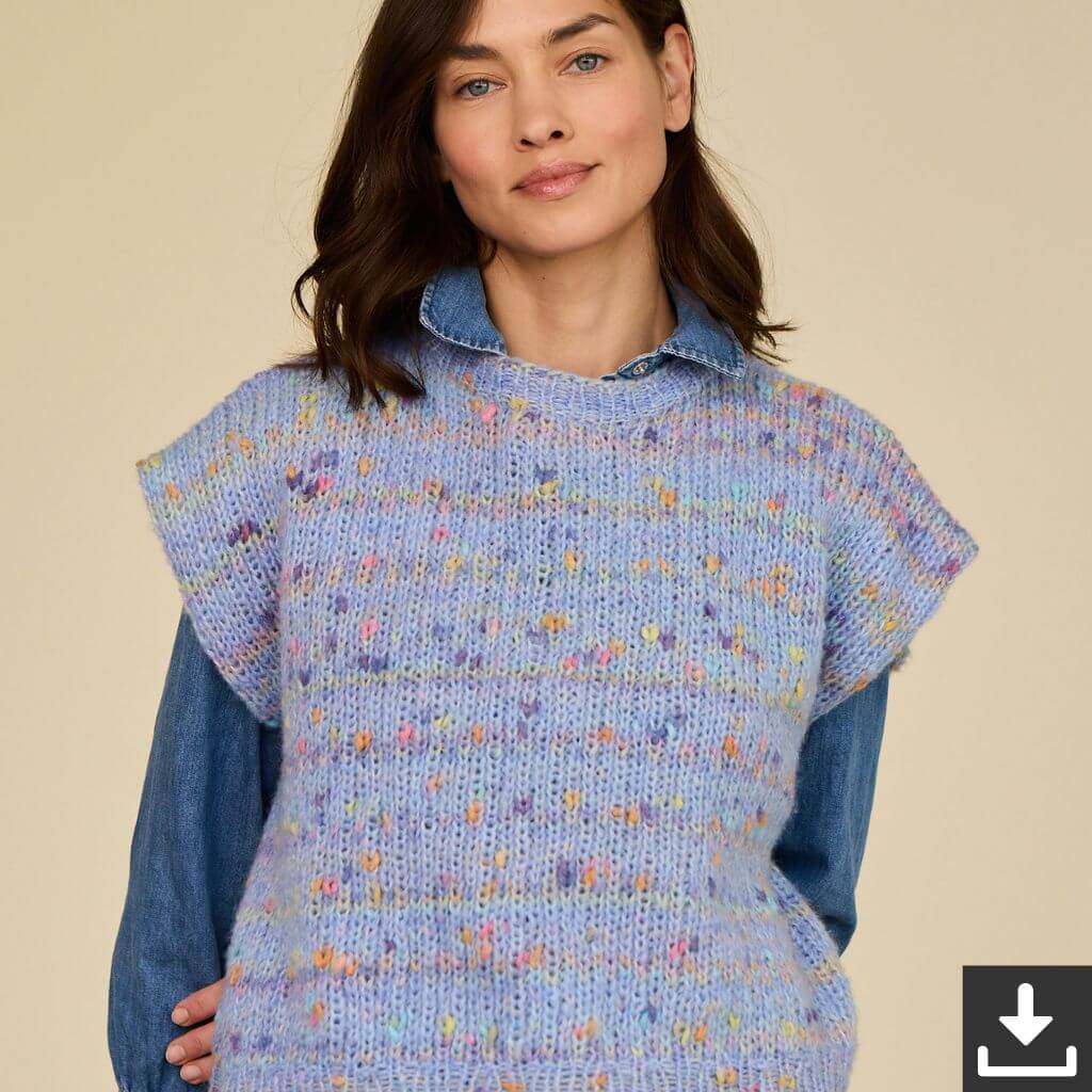 Lana Grossa Oversize Pullunder Strickanleitung - Lana Grossa (PDF) Lieblingsgarn