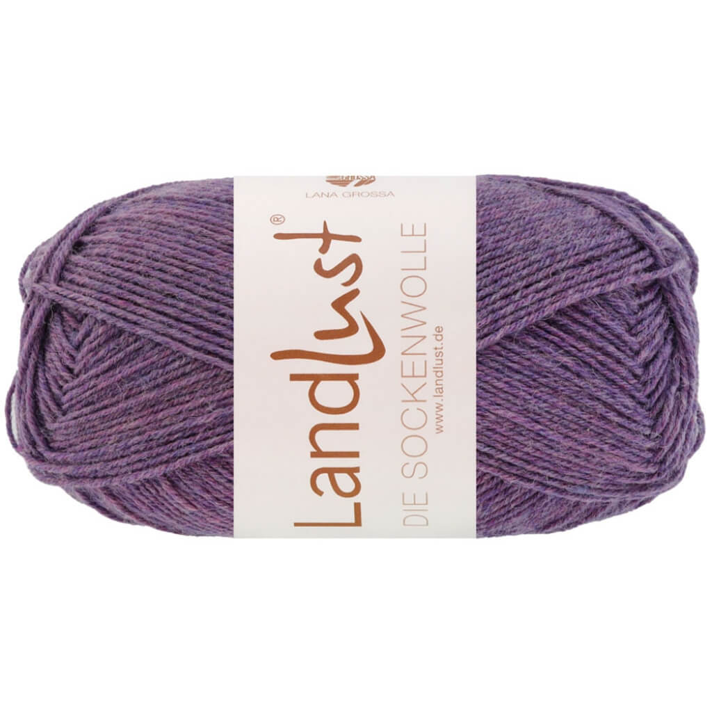 Lana Grossa 1601 - Dunkelviolett Meliert Lana Grossa Landlust die Sockenwolle Melange Lieblingsgarn