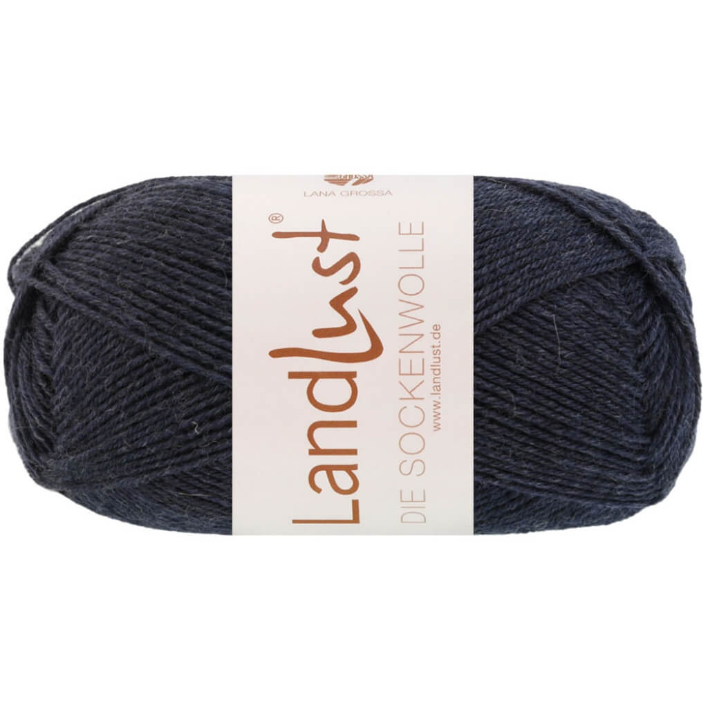 Lana Grossa 1605 - Schwarzblau Meliert Lana Grossa Landlust die Sockenwolle Melange Lieblingsgarn