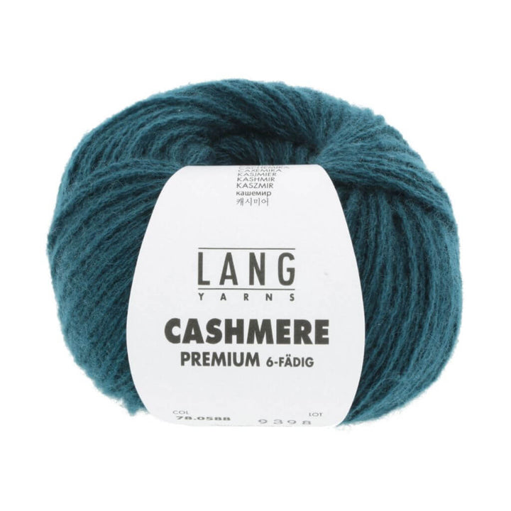Lang Yarns 588 - Petrol Lang Yarns Cashmere Premium - 25g Lieblingsgarn