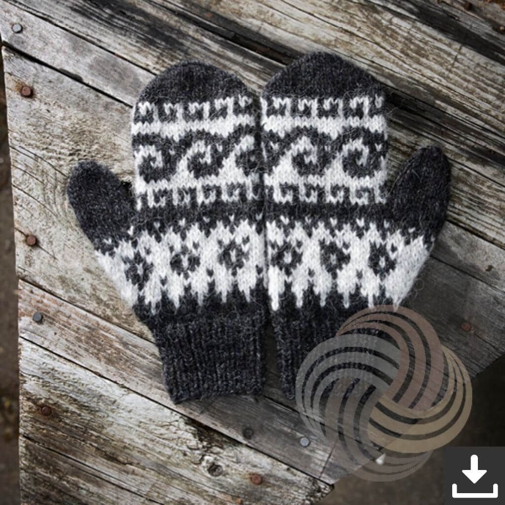 islandwolle handschuhe Krókur Strickanleitung von Lopi Size:53 lenkrad handschuhe leder Fahrerhandschuhe p-badge-rare-find