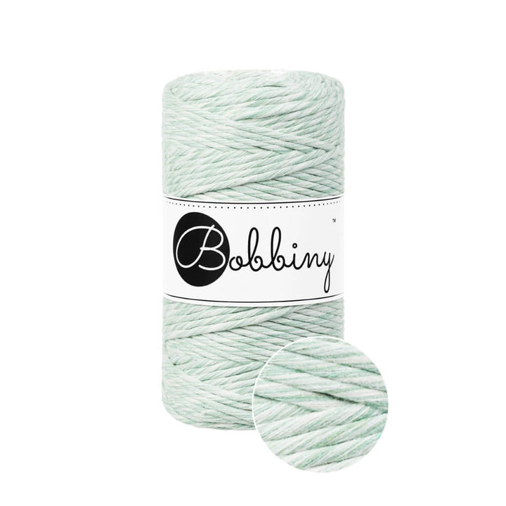 Bobbiny Makramee Garn 3mm Mint Shake Lieblingsgarn