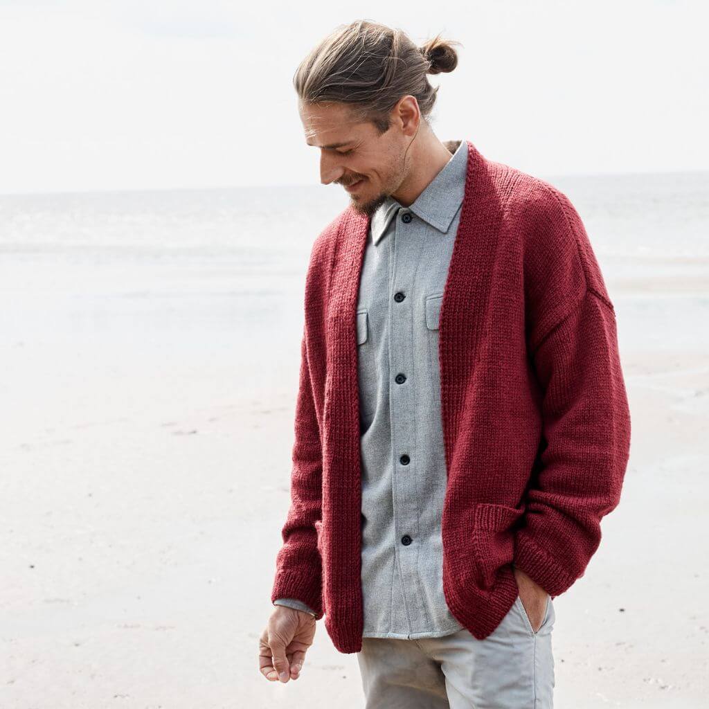 Herren Cardigan von Lana Grossa ▷