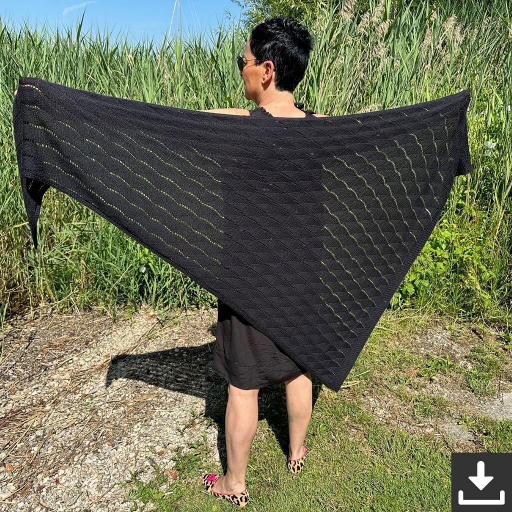 Nazare Shawl Strickanleitung von Kerstin Ritter
