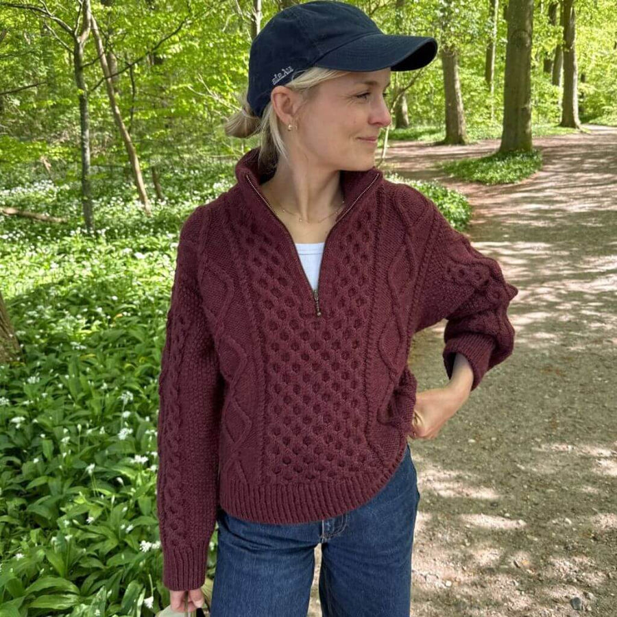 PetiteKnit Pullover Dagmar Zipper Sweater Strickanleitung - PetiteKnit (Heft) Lieblingsgarn