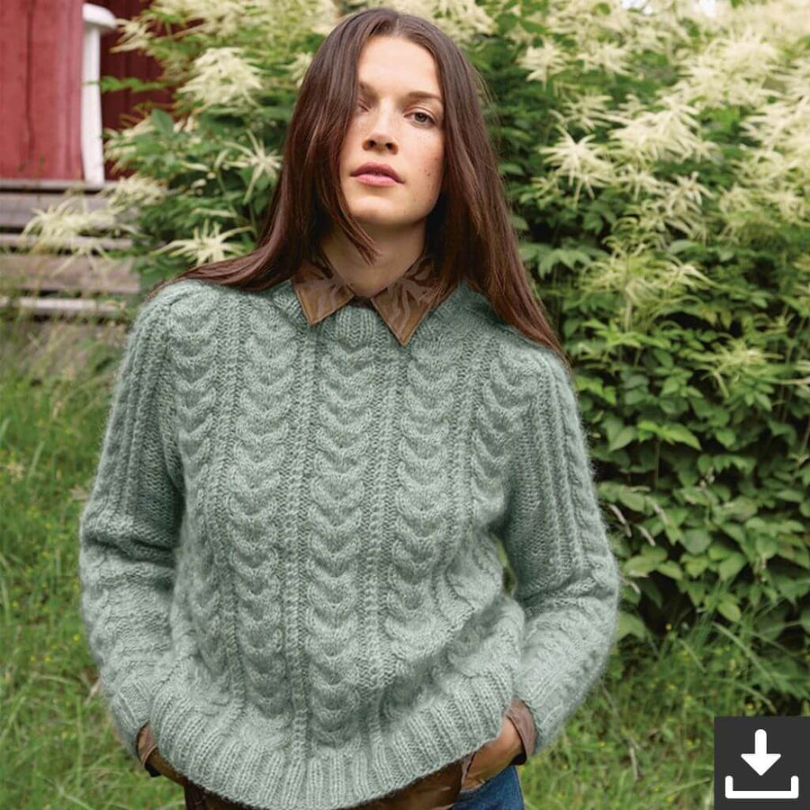Sandnes Garn Alba Pullover Strickanleitung - Sandnes Garn (PDF) Lieblingsgarn