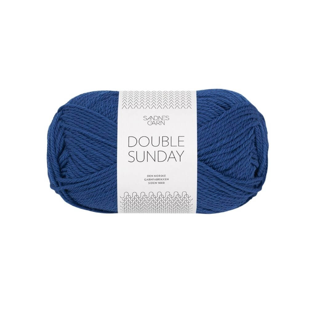 Sandnes Garn Double Sunday - 50g 5846 - Blå Lieblingsgarn