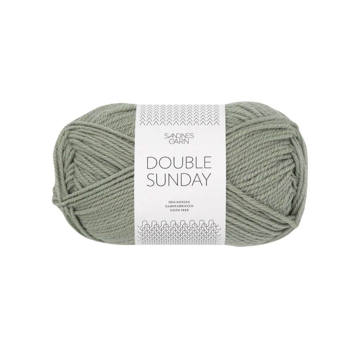 Sandnes Garn Double Sunday - 50g 8521 - Støvet Lys Grønn Lieblingsgarn